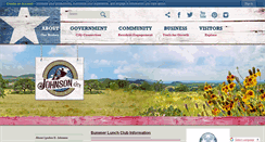 Desktop Screenshot of johnsoncitytx.org